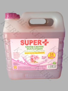 Savon Liquide Rose Multi Usage 4L