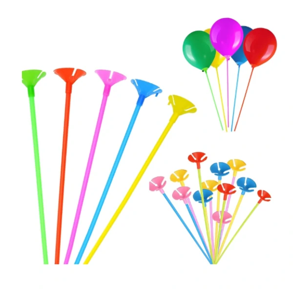 Ballon/paille couleur 10pcs