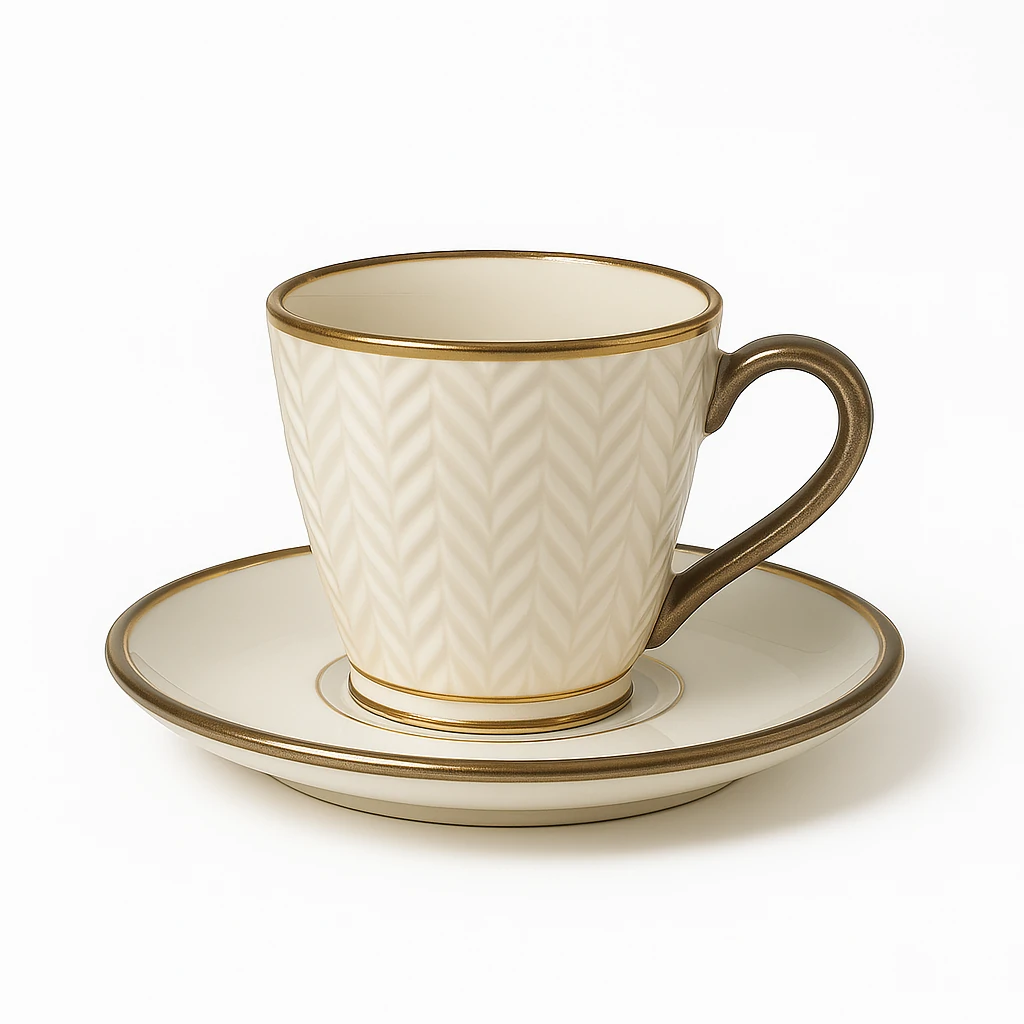 Tasse à Café + Soucoupe 100ml 12Pcs