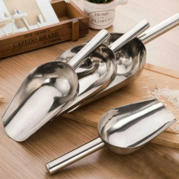 Pelle à glace en acier inoxydable 8"