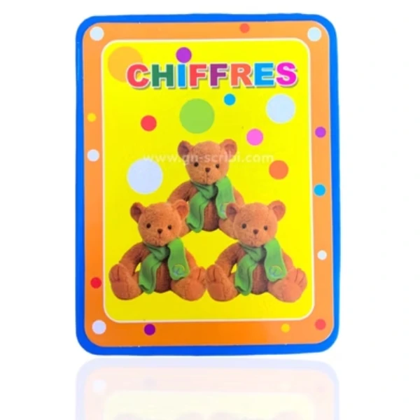 Carte Éducative « CHIFFRES » – Apprentissage Ludique pour Enfants