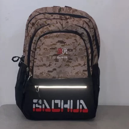 Sac à Dos BAOHUA – Camouflage Urbain et Visibilité Renforcée