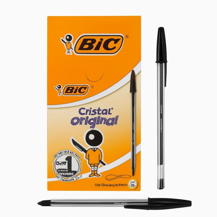Mister Caplot Stylo BIC Cristal Original – Noir – Mister Discount
