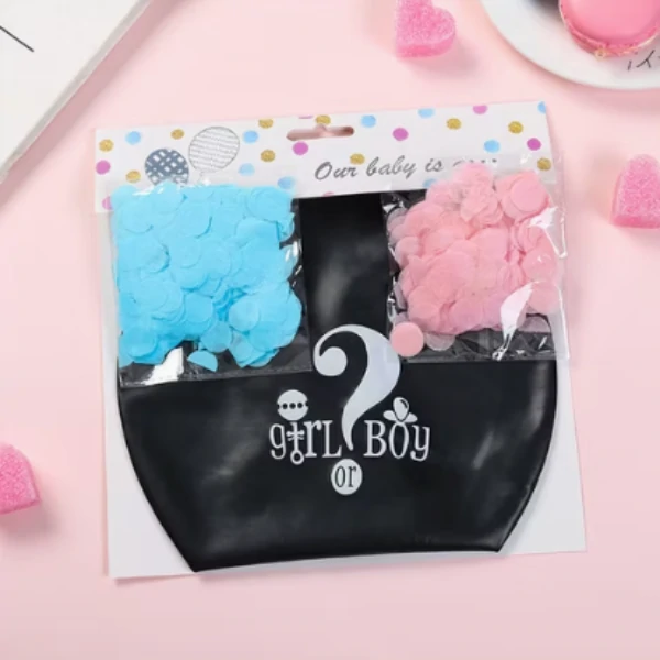 Kit de révélation de genre – “Girl or Boy?” avec confettis