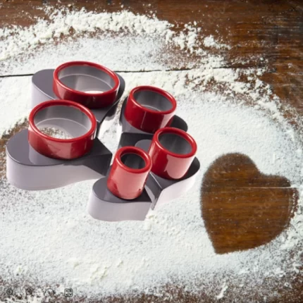 Emporte-pièces cœur – Lot de 5 tailles pour biscuits créatifs