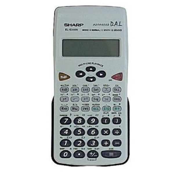 Sharp Calculatrice Scientifique 183 Fonctions - Gris