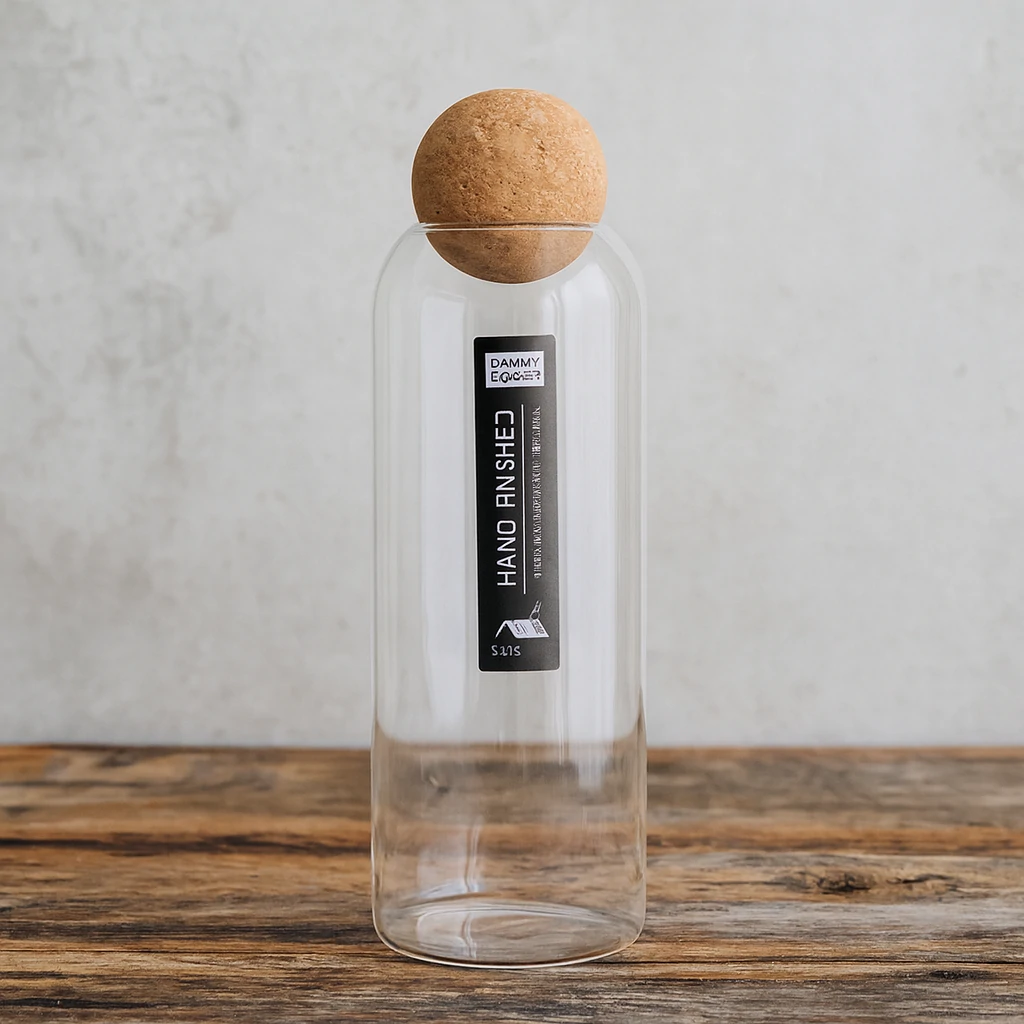 Bouteille de stockage en verre – 1380ml