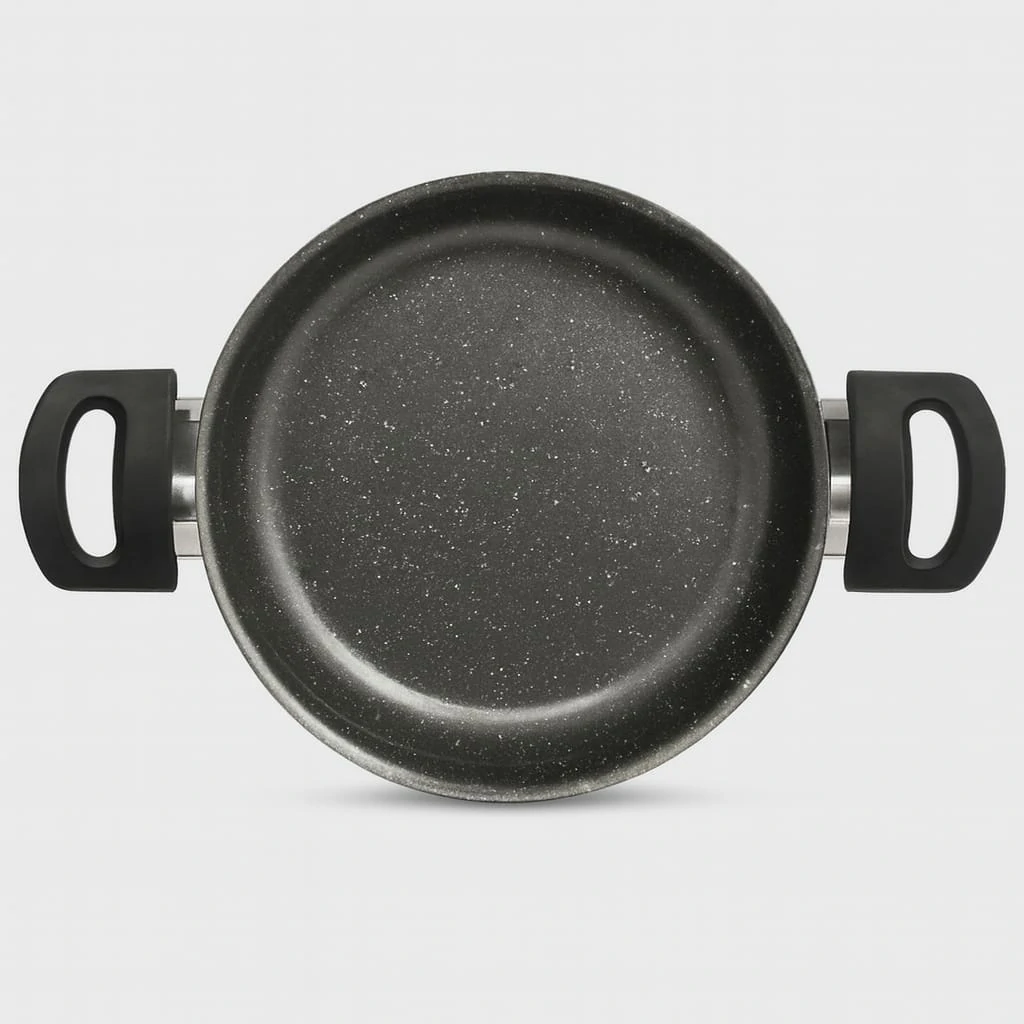 Sauteuse antiadhésive à 2 manches 18 cm– Cuisson facile et sans effort